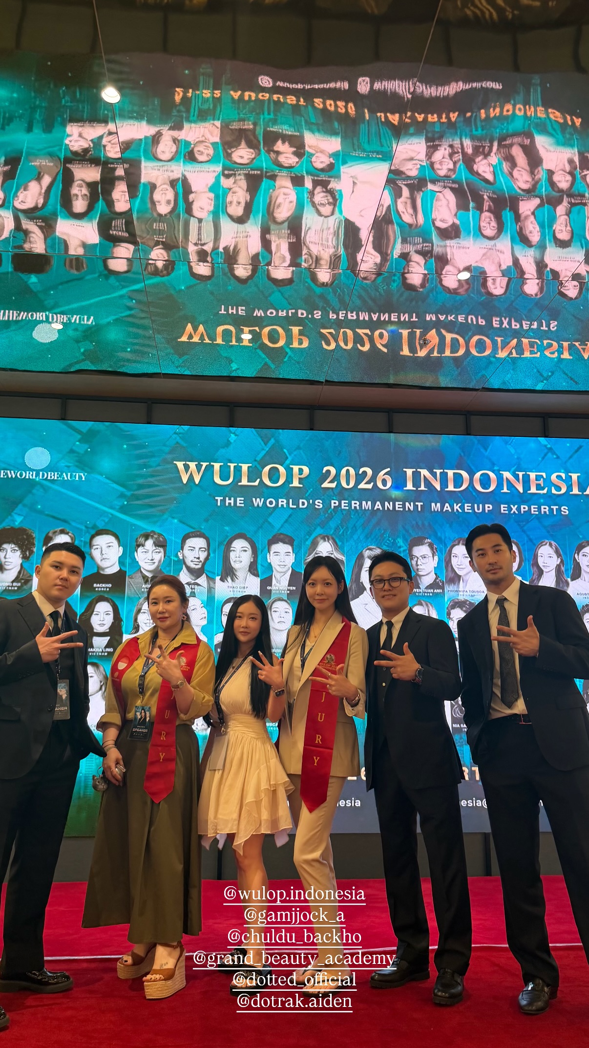 WULOP 2026 인도네시아 심사위원단 단체 사진